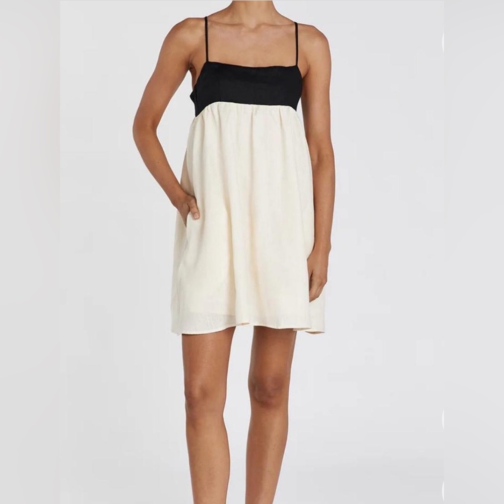 DISSH Black and Cream  Dress